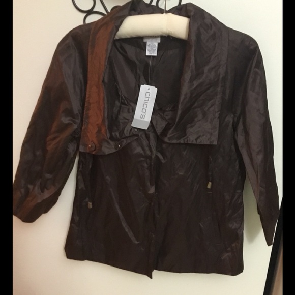 Chico's Jackets & Blazers - NWT Chico’s Textured Erika Jacket Sz Small